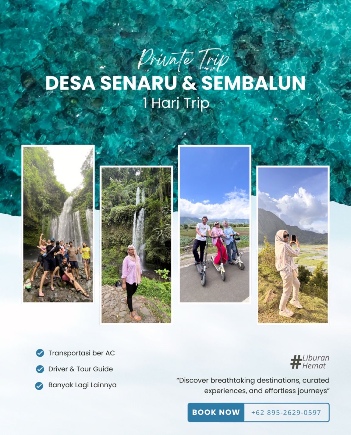 Private Trip Senaru & Sembalun 1 Hari