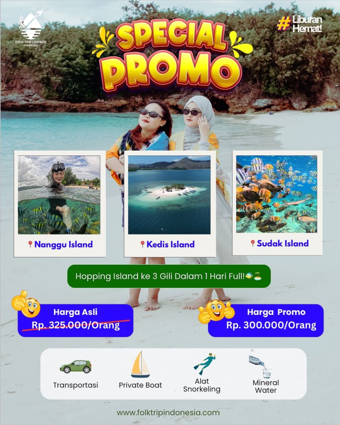 Private Trip Gili Nanggu 1 hari